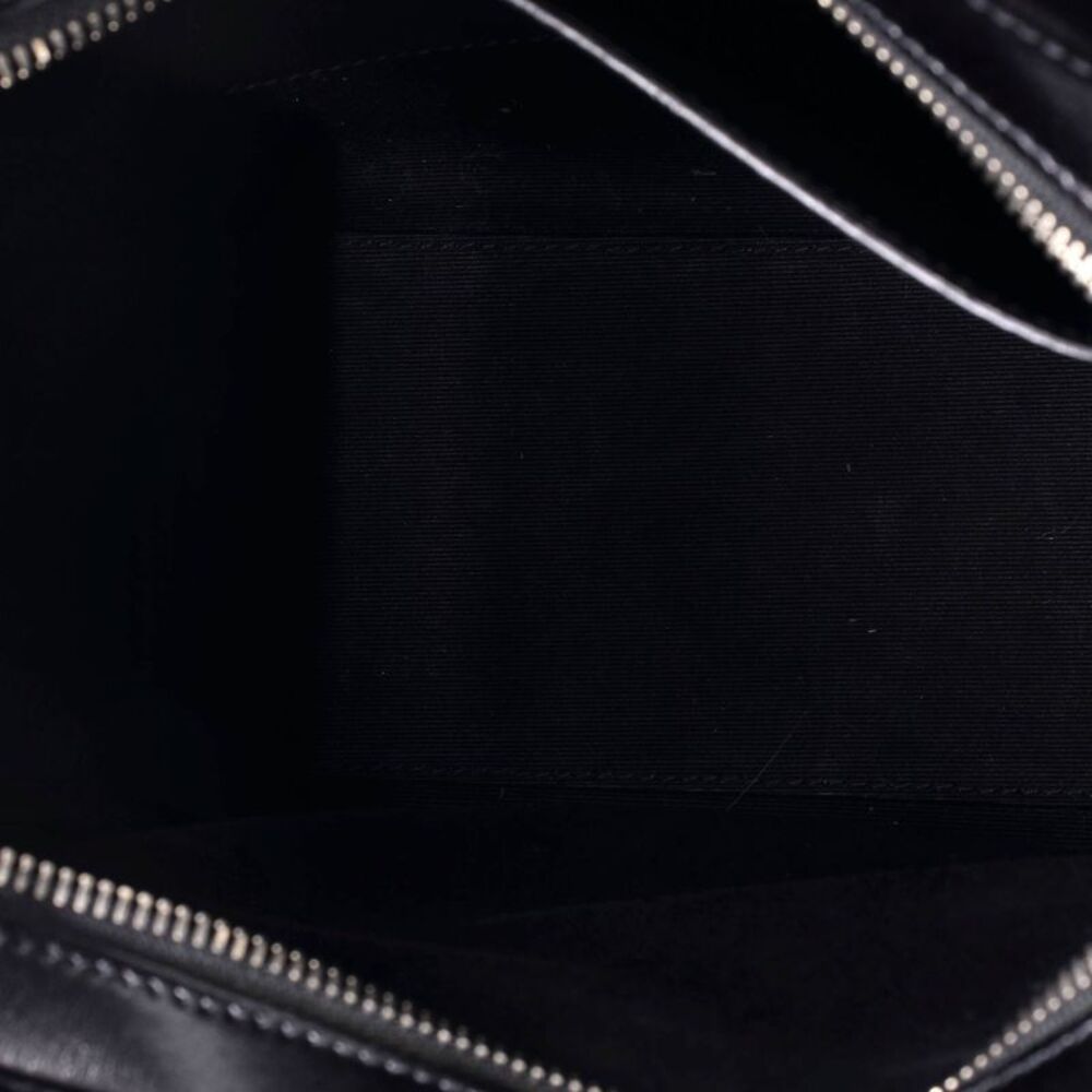Saint Laurent Uptown Tote Canvas with Leather Small Black, Neutral - Picture 5 of 7